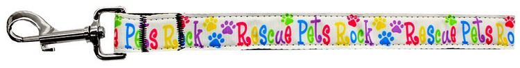 Rescue Pets Rock Nylon Pet Leash 5/8in by 6ft